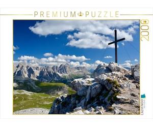 Puzzle · Le Sommet du Schlern s'appelle Petz | superbe vue sur le Rosengarten · 2000 pièces · Format assemblé 90 × 67 cm · CALVENDO Puzzle