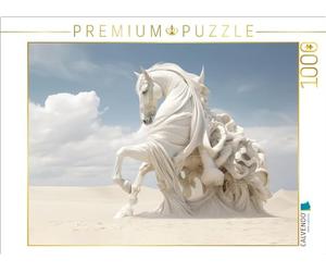 Puzzle · Le surréalisme à la Rencontre des passionnés de Chevaux | Aussi gracieuse qu'une sculpture · 1000 pièces · Format assemblé 64 × 48 cm · CALVENDO Puzzle