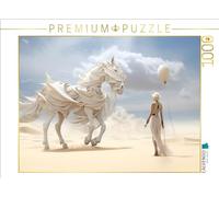 Puzzle · Le surréalisme à la Rencontre des passionnés de Chevaux | Comme une apparition · 1000 pièces · Format assemblé 64 × 48 cm · CALVENDO Puzzle