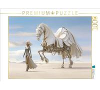 Puzzle · Le surréalisme à la Rencontre des passionnés de Chevaux | Le cheval mécanique · 1000 pièces · Format assemblé 64 × 48 cm · CALVENDO Puzzle