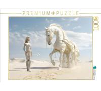 Puzzle · Le surréalisme à la Rencontre des passionnés de Chevaux | Un compagnon fidèle · 1000 pièces · Format assemblé 64 × 48 cm · CALVENDO Puzzle