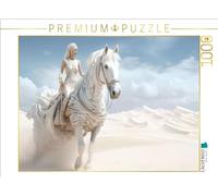 CALVENDO Puzzle Surrealism Meets Horse Fans | 1000 pièces Taille de la Pose 64 x 48 cm Puzzle Photo pour des Heures heureuses