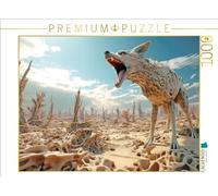Puzzle · Le surréalisme à la Rencontre du désert | Lanceur Chacal · 1000 pièces · Format assemblé 64 × 48 cm · CALVENDO Puzzle