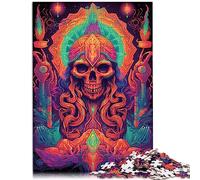 Puzzle Le Vieux crâne 1000 pièces pour Adultes, Puzzle en Bois, Jouet éducatif intellectuel de décompression, 19,7x29,5 Pouces