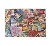 Puzzle Legami Book Lover 1000 pièces Illustration livres rétro Multicolore