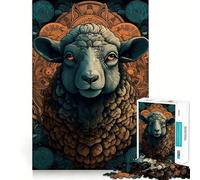 Puzzle légendaire de Moutons pour Adolescents, 1000 pièces, Jouet Intelligent, Loisirs, découpe précise, Cadeau saisonnier 38x52cm