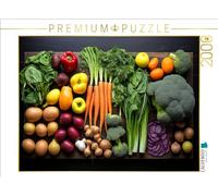 Puzzle · Légumes - Bien disposés sur Une Planche | 2000 pièces · Format assemblé 90 × 67 cm · CALVENDO Puzzle