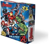 Puzzle lenticulaire des personnages de Marvel Avengers