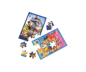 Puzzle lenticulaire PAW PATROL La Pat' Patrouille 2 x 24 pièces Double-visual Multicolore