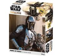 Puzzle lenticular The Mandalorian Grogu y Mando 500 piezas