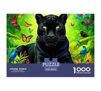 Puzzle léopard de 1000 pièces pour Adultes - Puzzle 3D Haute définition - Animaux Sauvages - Jeux éducatifs - 70 x 50 cm - 1000 pièces