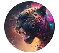 Puzzle Léopard Fantastique 1000 pièces en Carton pour Adultes, activité de Jeu en Famille captivante, 1000 pièces (67,5x67,5cm)
