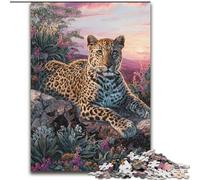 Puzzle Léopard Fantastique 1000 pièces pour Adolescents, Interaction Parent-Enfant intéressante pour réduire Le Stress (Taille 26x38cm)
