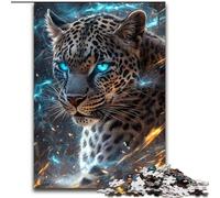 Puzzle Léopard Fantastique 1000 pièces pour Adultes et Adolescents, Jouet éducatif, Jeux familiaux Amusants, décoration d'intérieur Unique 26x38cm