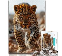 Puzzle Léopard Fantastique 2000 Pièces pour Adolescents et Adultes, Jouets Éducatifs, Jeux Anti-Stress, Superbes Cadeaux et Jouets 70x100cm
