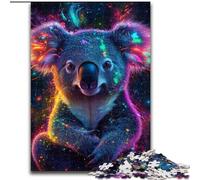 Puzzle Léopard Galaxie 1000 pièces pour Adultes et Adolescents, Interaction Parent-Enfant intéressante pour réduire Le Stress (50x75cm)