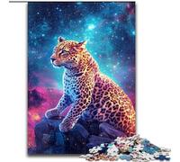 Puzzle Léopard pour Adolescents, 1000 pièces, Jeux éducatifs, décoration d'intérieur, Cadeau d'anniversaire, décoration Murale (50x75cm)
