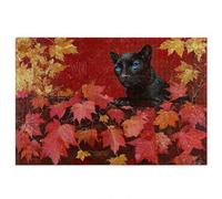 Puzzle Léopard, Puzzle 3000 Pièces Adultes, Puzzles 3000 Pièces Feuilles, Puzzles Bois de Qualité Supérieure avec Une Boîte d'emballage Exquise, Décoration Murale, Cadeau Femme, Cadeau Homme, -4014