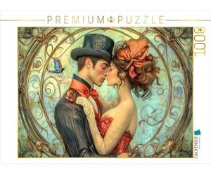 Puzzle · L'époque de l'art Nouveau | Fou d'amour · 1000 pièces · Format assemblé 64 × 48 cm · CALVENDO Puzzle