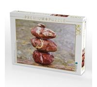 Puzzle · L'équilibre au Bord de l'eau - des Hommes de Pierre sur l'Isar | Un motif du calendrier Ce qui nous porte quand tout vacille · 1000 pièces · Format assemblé 64 × 48 cm · CALVENDO Puzzle