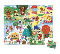 Janod Puzzle enfant 36 pièces Thème 4 saisons Dès 4 ans Patience et concentration Fabriqué en France