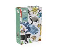 Puzzle Les animaux du monde 200 pcs Tout autour du monde Moulin Roty