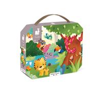 Puzzle les animaux sauvages 36 pièces multicolore TU