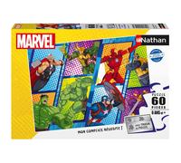 Puzzle Les Avengers Contre Les Méchants 60 Pcs Blanc TU
