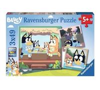 Puzzle les aventures de bluey 3x49 pcs