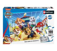 Nathan - Puzzle Enfant - 100 pièces - Les aventures de la Pat'Patrouille - Fille ou garçon dès 6 ans - Puzzle de qualité supérieure - Carton épais et résistant - Action & Aventure - 86150