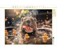 Puzzle · Les capybaras sont comme des calendriers sans Lundi | 1000 pièces · Format assemblé 64 × 48 cm · CALVENDO Puzzle