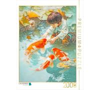 Puzzle · Les carpes koï dans Les Illustrations | Des koïs jeunes et curieux · 2000 pièces · Format assemblé 90 × 67 cm · CALVENDO Puzzle