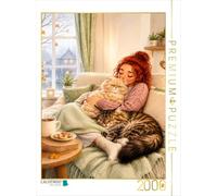 Puzzle · Les Chats auraient du Personnel ? Tu parles | Service câlins · 2000 pièces · Format assemblé 90 × 67 cm · CALVENDO Puzzle