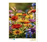 Puzzle · Les Couleurs chatoyantes de la Nature | prairie fleurie · 2000 pièces · Format assemblé 90 × 67 cm · CALVENDO Puzzle