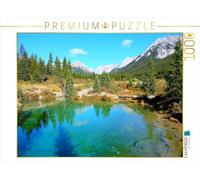 Puzzle · Les Couleurs des Ink Pots dans Le Parc National de Banff | Couleurs vives et sources jaillissantes au cœur des Rocheuses · 1000 pièces · Format assemblé 64 × 48 cm · CALVENDO Puzzle