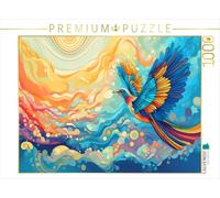 Puzzle · Les Couleurs du Ciel - Un Oiseau Volant dans Les Nuages | 1000 pièces · Format assemblé 64 × 48 cm · CALVENDO Puzzle