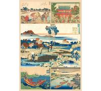 Puzzle les estampes d'hokusai - 1000 pièces