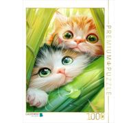 Puzzle · Les Fans de Mangas et l'amour des Animaux | J'ai enfin retrouvé mes chatons · 1000 pièces · Format assemblé 64 × 48 cm · CALVENDO Puzzle