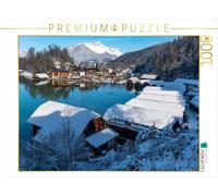 Puzzle · Les hangars à Bateaux du Königssee | 1000 pièces · Format assemblé 64 × 48 cm · CALVENDO Puzzle