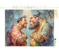 Puzzle · Les Rings de Sumo : la Caricature | faire bonne impression · 2000 pièces · Format assemblé 90 × 67 cm · CALVENDO Puzzle