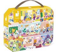 Puzzle - Les rituels du quotidien - 24 pièces - Dès 3 ans - 50x40cm - Poster inc