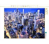 Puzzle · Les Rues étroites de Chicago Vues du Ciel | 1000 pièces · Format assemblé 64 × 48 cm · CALVENDO Puzzle