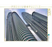 Puzzle · Les Tours Jumelles Petronas, Kuala Lumpur | 1000 pièces · Format assemblé 64 × 48 cm · CALVENDO Puzzle