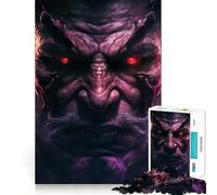 Puzzle Les Yeux Hantés de l'enfer pour Adolescents, 1000 pièces, stimule la mémoire, Plaisir Lent, Bords Nets, Cadeau de Noël 38x52cm