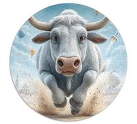 Puzzle Let's Go, Vache pour Adultes,1000pcs (67.5x67.5cm),Jeu ÉduChatif,décoration De La Maison,
