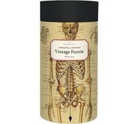 Puzzle LetterBox Cavallini Squelette 1000 pièces 50 x 70 cm G