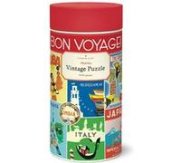 Puzzle LetterBox Cavallini Voyage 1000 pièces 50 x 70 cm G