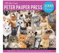 Puzzle LetterBox Peter Pauper Tous les chats 1000 pièces 50 x 70 cm Multicolore G
