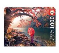Educa Borrás – Puzzle adulte 1000 pièces – Lever de soleil sur le fleuve, paysage et nature