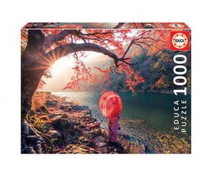 Puzzle Lever de soleil sur le fleuve Katsura, Japon - 1000 pièces - Educa Borras